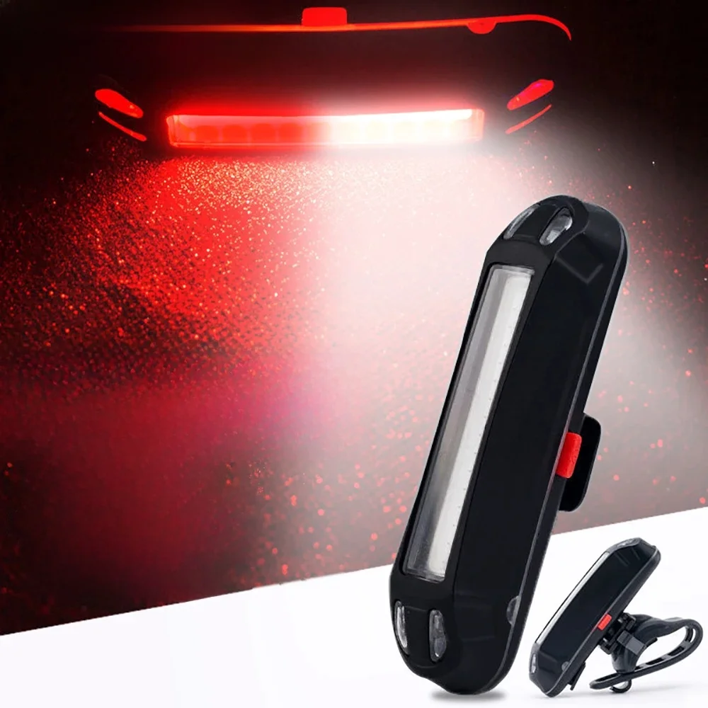 AliExpress cycle zone Ultra Bright Bike Tail Light USB Rechargeable Bicycle LED Rear Lamp for Road MTB Helmets Easy to Install for Safety