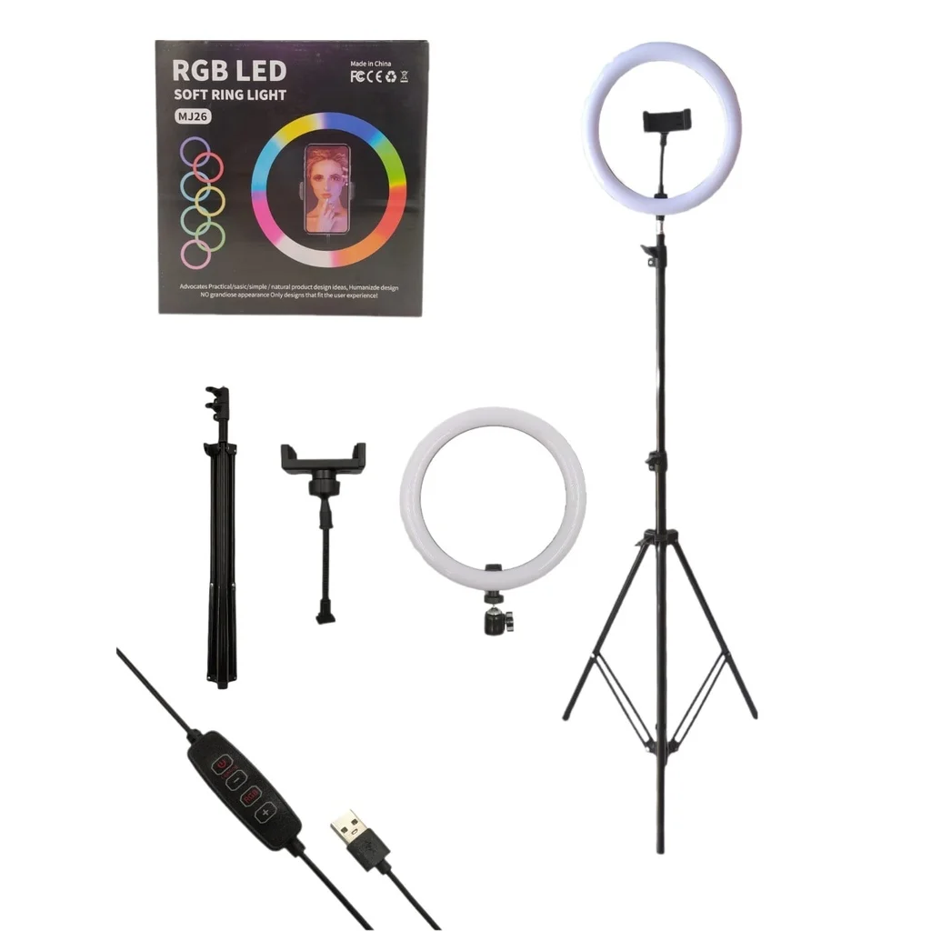 Ring Light Colorful Led Illuminator 14 Inch 36cm + Tripod 1,10m