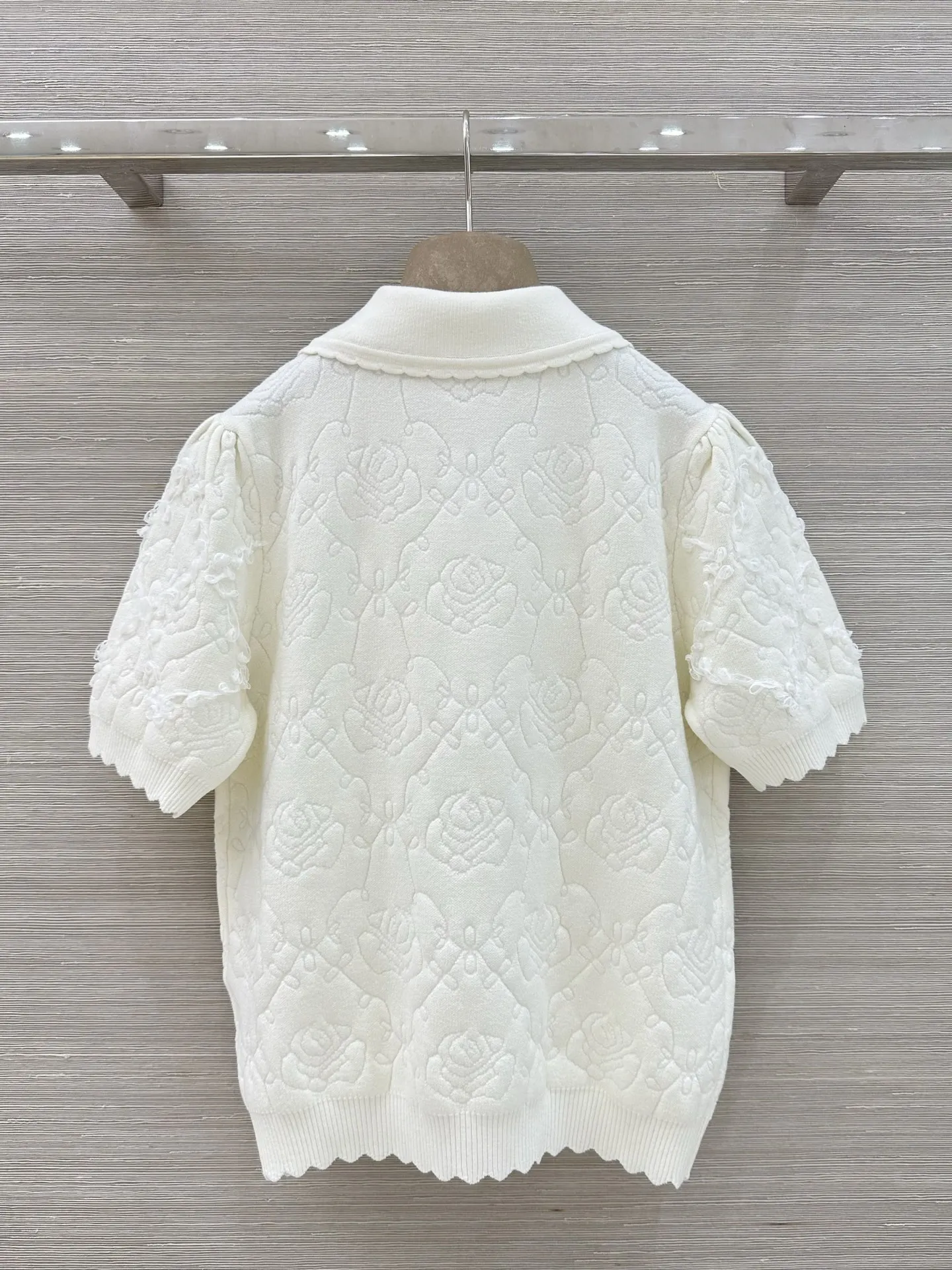 

2026 New Fashion Spring Vintage Color Block Slimming O-Neck Striped Half Sleeve for Women High Quality