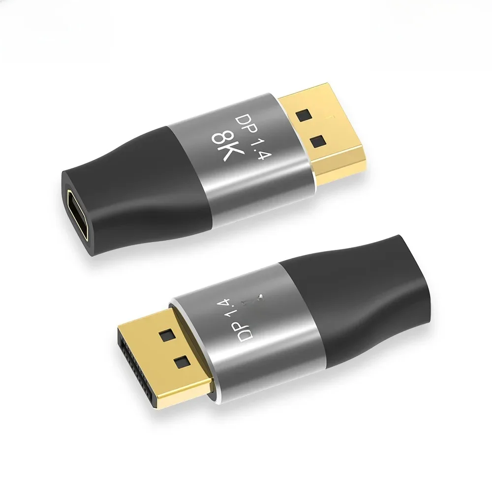 Bidirectional Mini DP Adapter Coupler converter 8K@60Hz 4K@144Hz Bi-Directional DP to Mini DP Extender for Mac Cinema Display