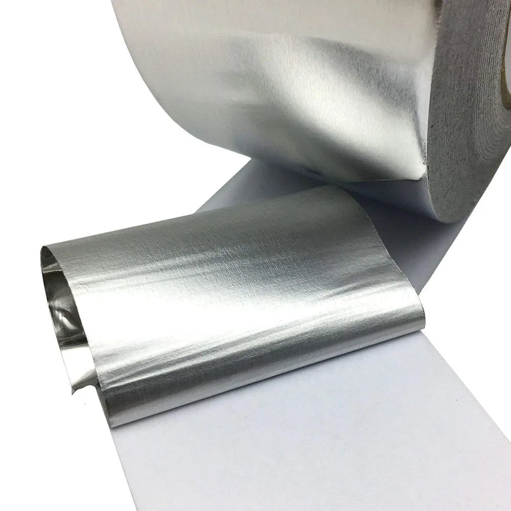 Aluminum foil Duct Tape Professional Grade Silver Adhesive Sealing Tape for HVAC, Refrigerator, Freezer, Insulation, Patching