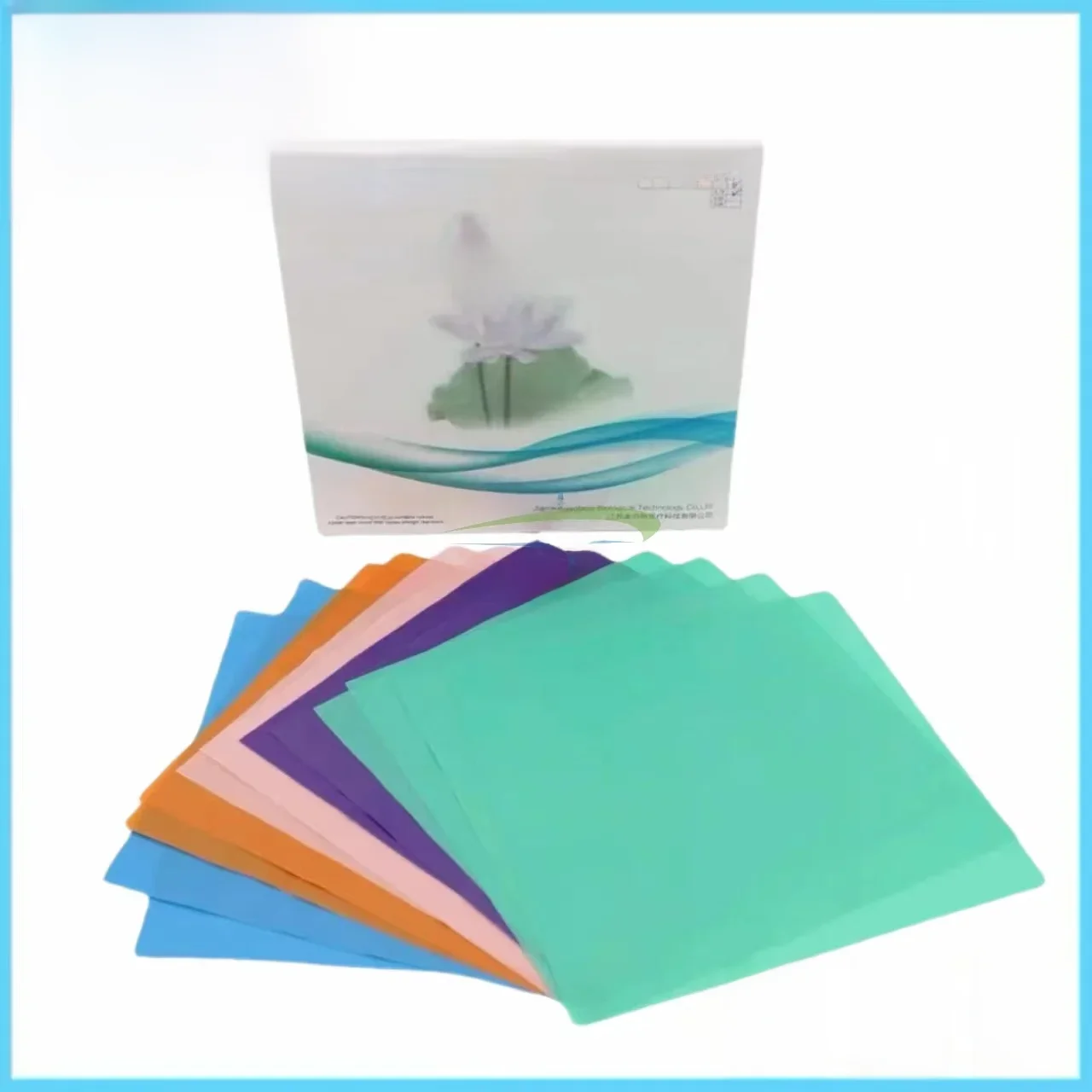 Niesterylna, wysokiej jakości zapora dentystyczna Zapora lateksowa z naturalnej gumy Nnti-allergy 52 szt. 5 "x 5" / 36 szt. 6 "x 6" Materiały do ​​pielęgnacji jamy ustnej — zdjęcie 2