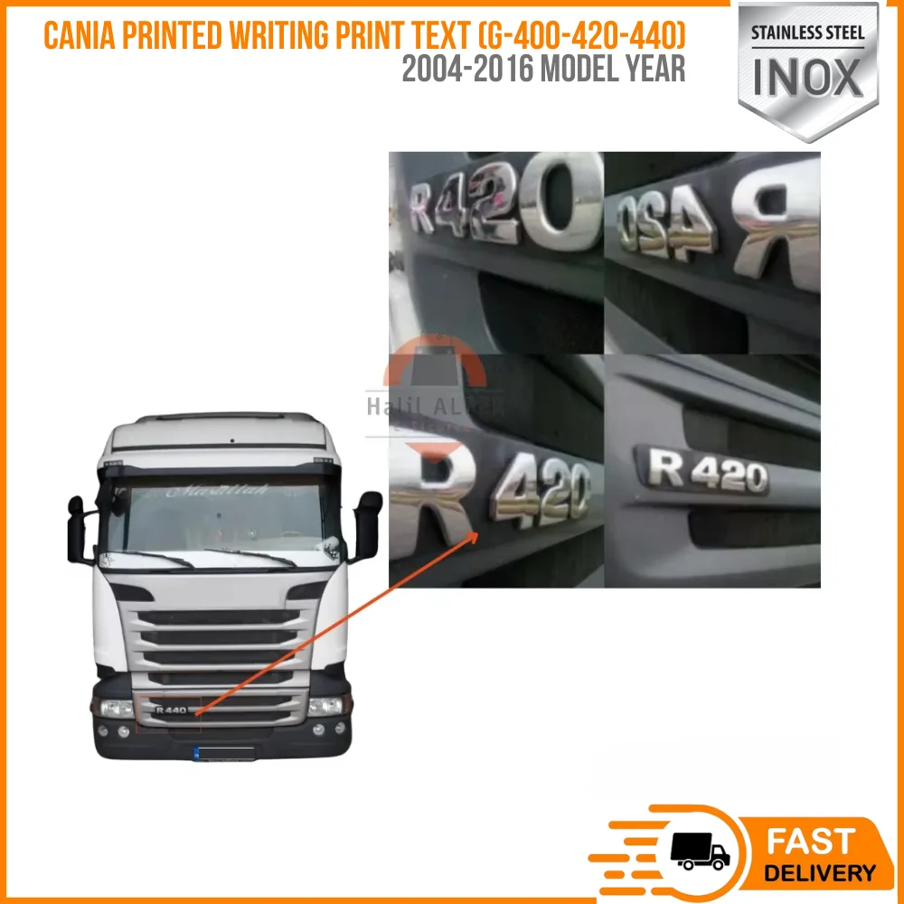 FOR SCANIA PRINTED WRITING Print Text (G-400-420-440) . 2004-2016 Affordable Truck parts high quality satisfaction fast shipping