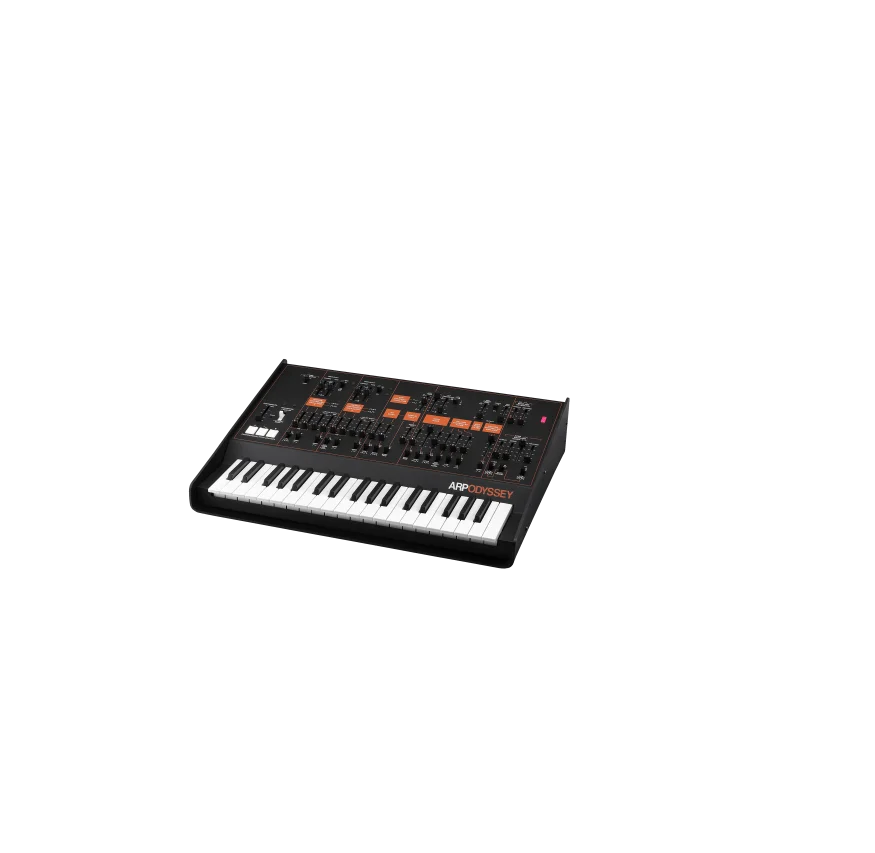 

NEWLY NEW ARP O-dissey FS Kit Digital Piano, Analog Synthesizer Keyboard Musical Workstation, Black and Orange