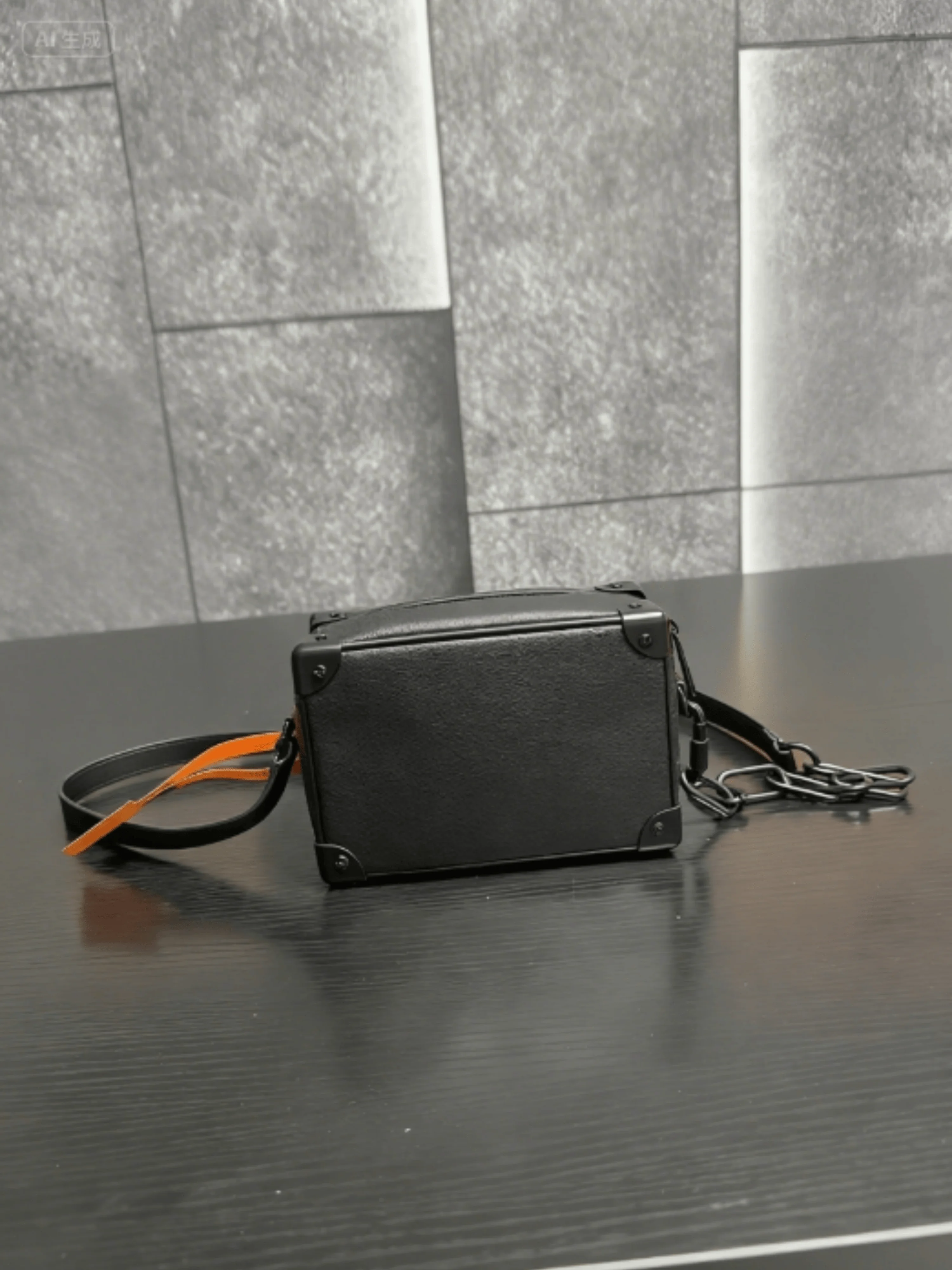 

202 Мужская сумка-коробка, новая модная ретро-классическая универсальная простая повседневная жесткая красивая мужская сумка 18*12 см