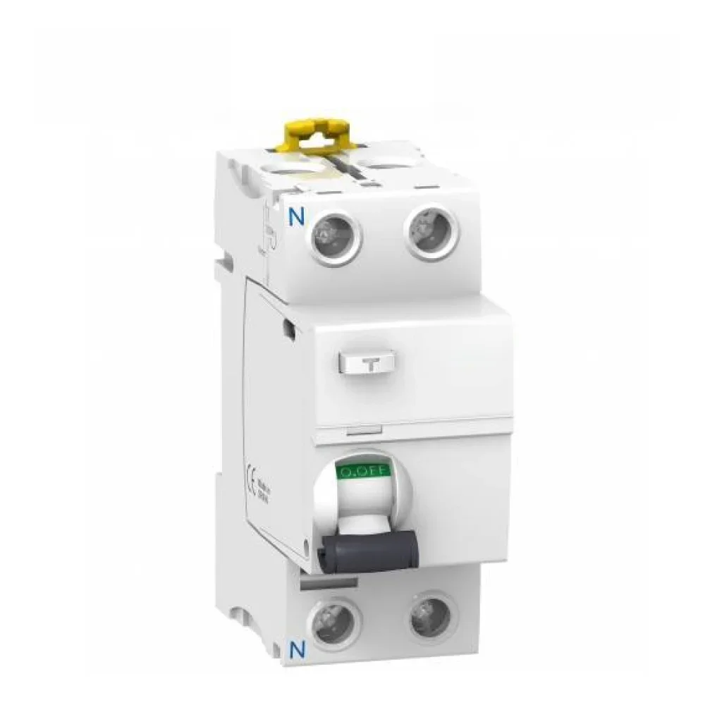 Schneider-Electric-Interruptor Diferencial, Tipo Acti9, CA, 2P, 63 a 30 mA-na Cor Branca,