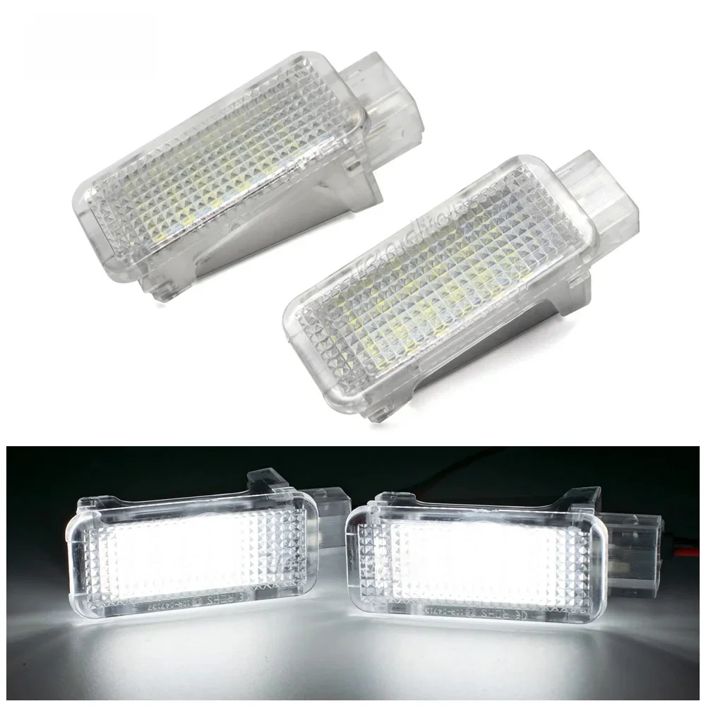 Samochodowa lampka drzwi ścieżka do bagażnika światła na nogi dla Audi A1 A2 A3 A4 A5 A6 A7 A8 Q3 Q5 Q7 TT VW Golf 4/5/6 Skoda Octavia Fabia — zdjęcie 2