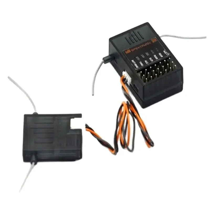 Odbiornik DSM2 6CH RC z podwójnymi satelitami - AR6200 kompatybilny z Spektrum DX6i/DX9 i JR DSX6 - radio samolotu/helikoptera 2,4 GHz — zdjęcie 2