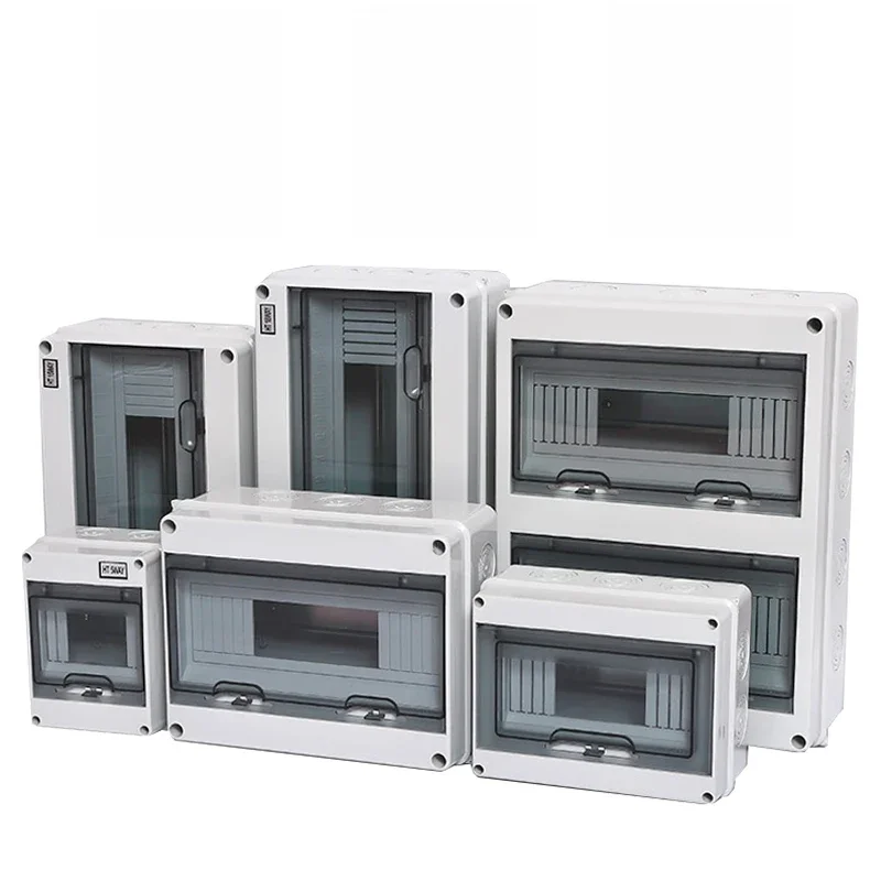HT Serie Aansluitdoos 2/3/5/8/12/15/18/24WAY PC Plastic Outdoor Elektrische IP65 Waterdichte Verdeelkast schakelkast - afbeelding 2