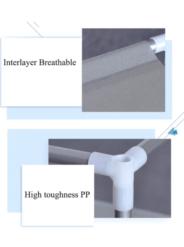 CLOSET PEGABLE R07, R87 Armario plegable de tela no tejida Simple, armario de almacenamiento de ropa de dormitorio