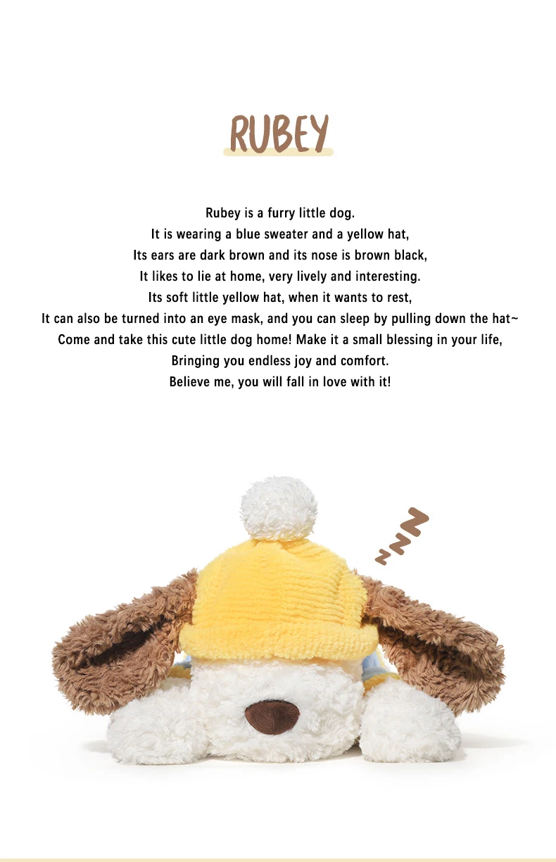 ลูกสุนัขทับทิม, ตุ๊กตาลูกสุนัข, ตุ๊กตาสัตว์, หมอนตุ๊กตาสุนัขนุ่ม, ของเล่นตุ๊กตานอนตุ๊กตาลูกสุนัขน่ารักสุดนุ่ม