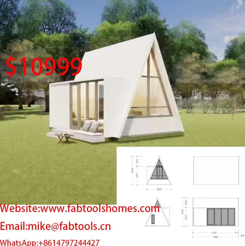 Modeular House Portable Foldable Luxury Living Expandable Shipping Prefab Mobile Tiny Modular Homes triangular house