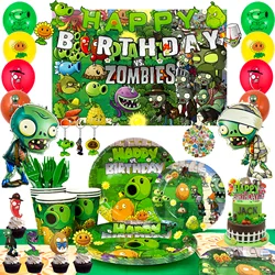 Plants vs Zombies Party Supplies,169pcs Plants vs Play Game Zombies Party Kit Plants vs Zombies Decorations Supplies