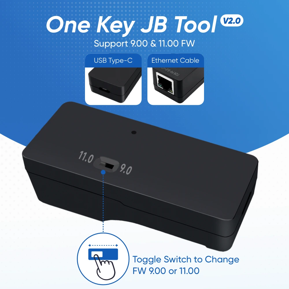 V2.0 One Key JB Tool USB Adapter For PS4 FW 9.0 11.0 System PPPwn Dongle Receiver Activator For PS4 Slim Pro 9 11.00 All Models