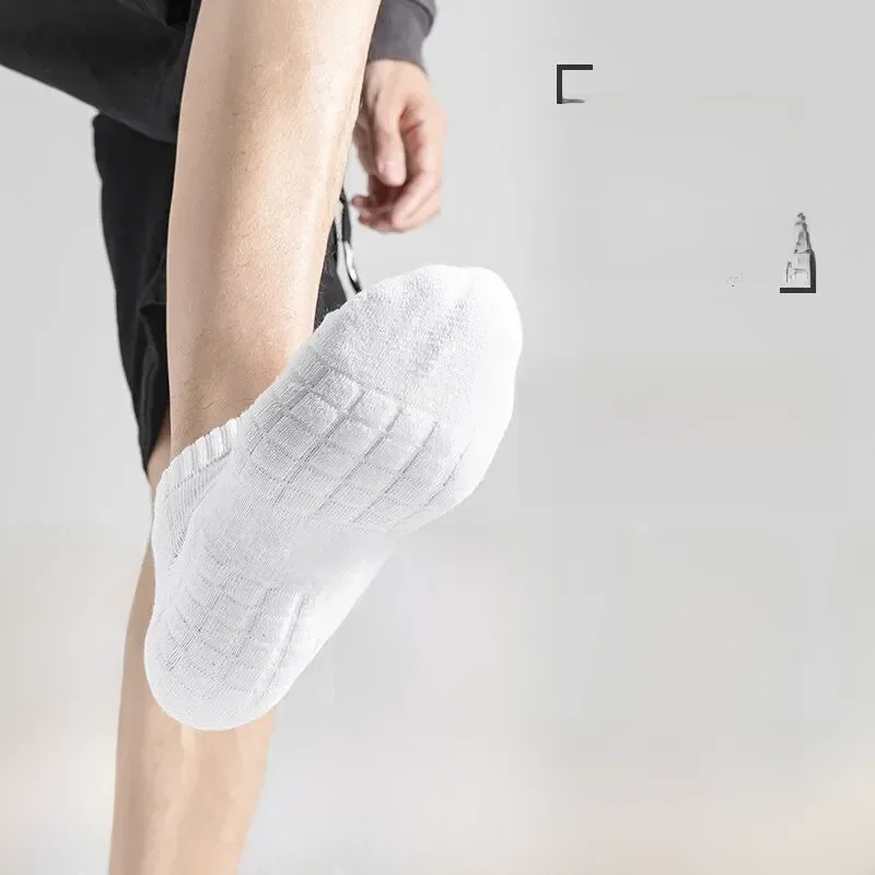 12 par grube, wilgotne skarpety sportowe z amortyzowanymi spodniami, idealne do biegania i profesjonalnych sportów — zdjęcie 2