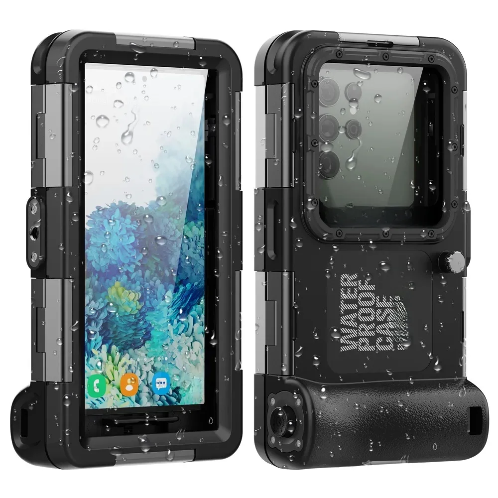 Ulepsz profesjonalne wodoodporne etui do Samsung S25 Ultra Google 10 9 8 Vivo X200Pro ze smyczą Pływanie Snorkeling Surfing — zdjęcie produktu 7
