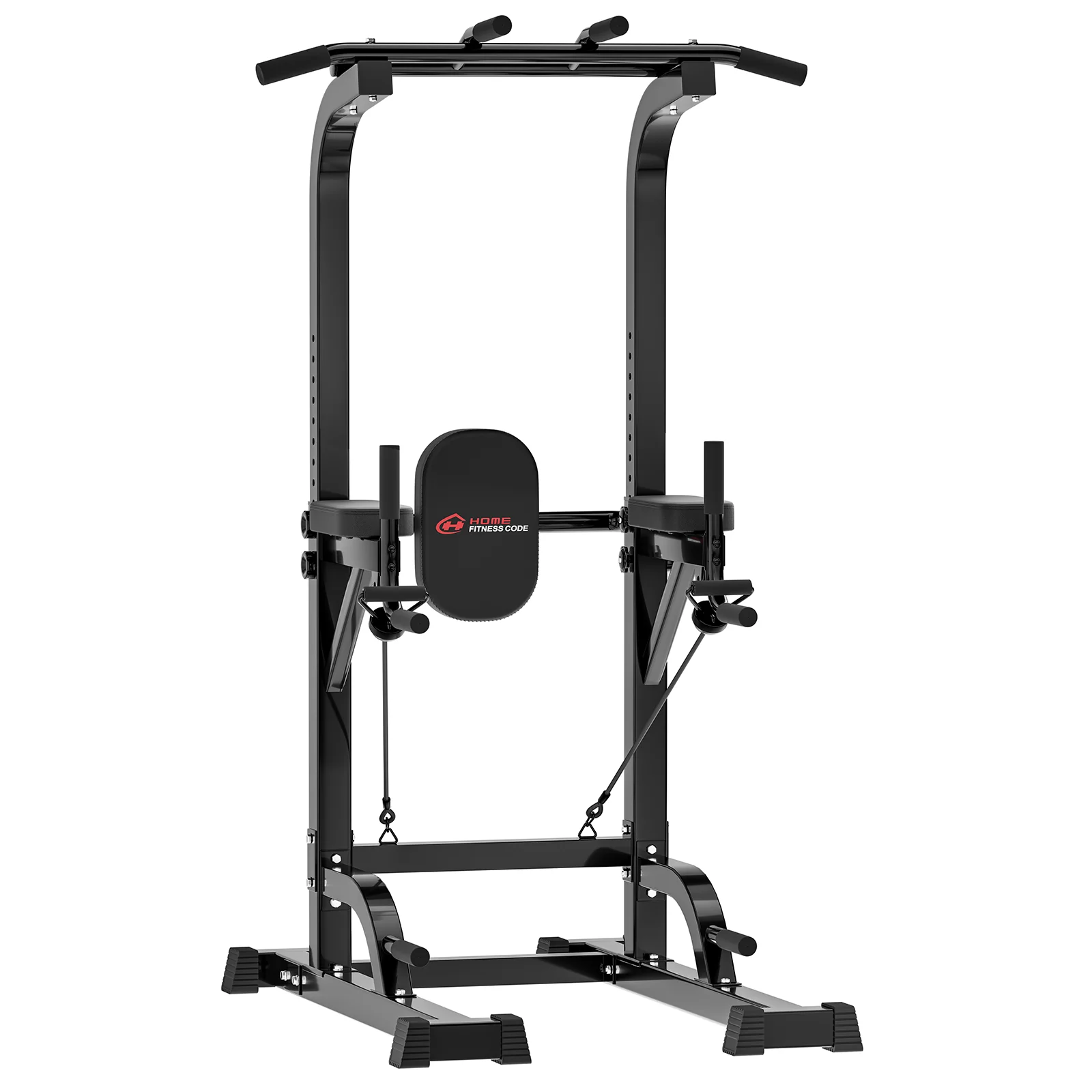 GartistGO Heavy-Duty Power Tower Dip Station Multifunktions-Klimmzugstange für Bauchmuskeltraining und Krafttraining zu Hause