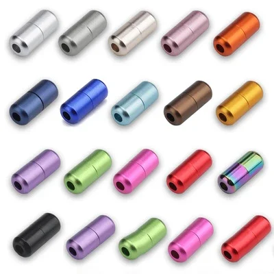 Lacets lumineux unisexes en aluminium, 2 pièces, pour enfants et adultes, accessoires pour paresseux