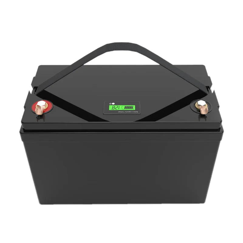 12V 120Ah LiFePO4 Lithium-Eisenphosphat-Batterie + 14,6V 10A Ladegerät, Batterie mit integriertem BMS, Batterie mit großer Kapazität und langer Lebensdauer, EU-zollfreier Großhandel, für Camping