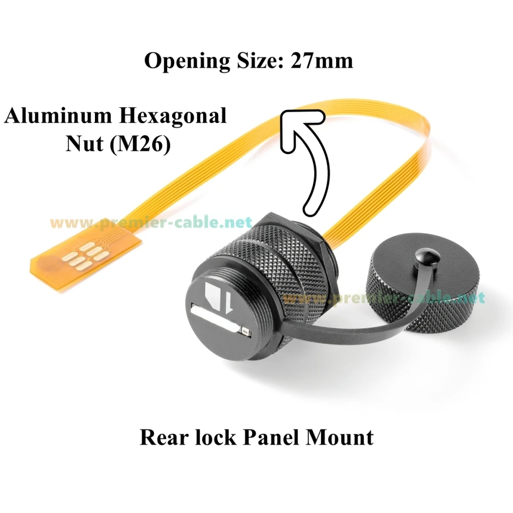 IP67 Waterdichte Mini Sim-kaart Verlengkabel 2FF Panel Mount Man-vrouw Flex Extender FPC Kabel Outdoor Mini Sim-kaart Solt