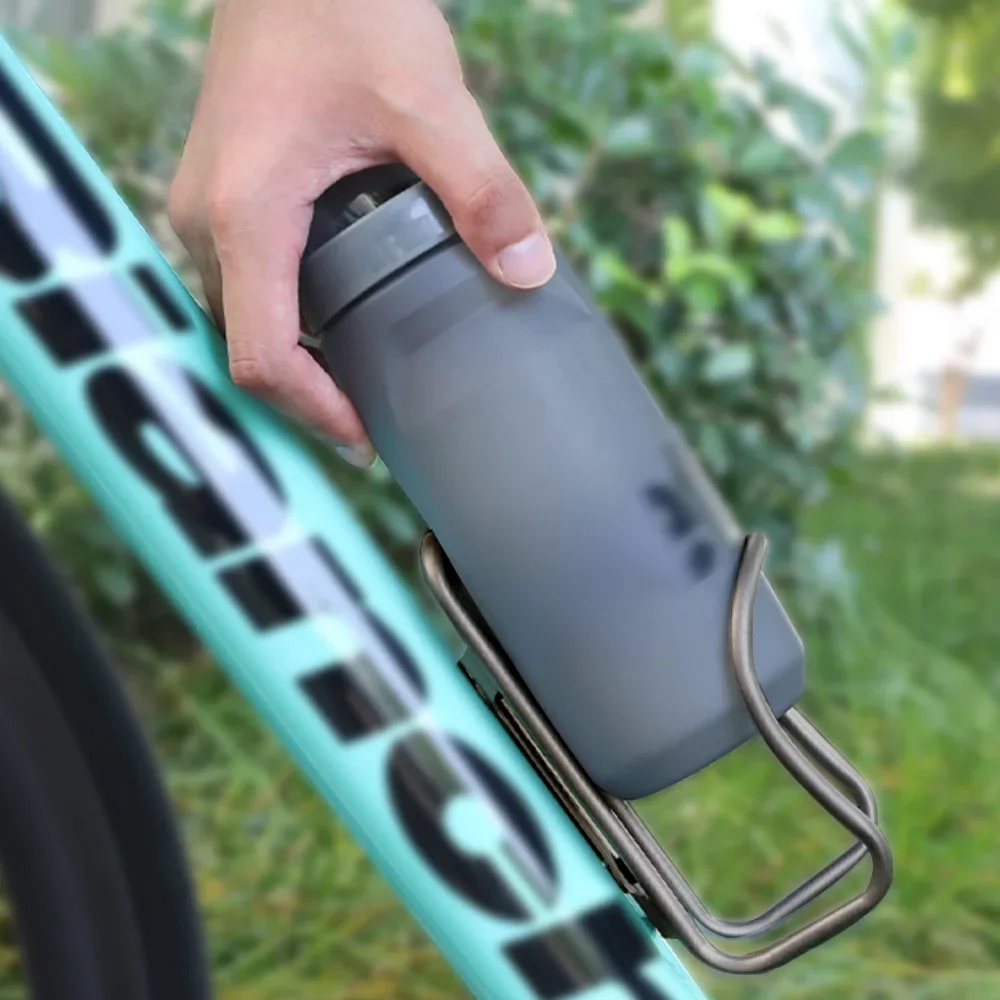 AliExpress rrskit RRSkit Titanium Alloy Water Bottle Cage Anti-Rust Holder Bike Kettle Rack Lightweight Cycling Bottle