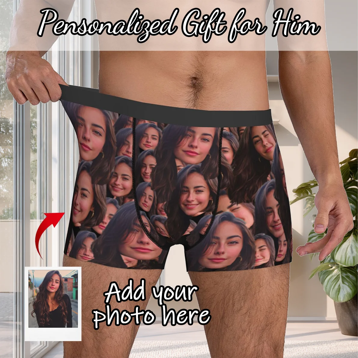 شخصية الوجه صور الملابس الداخلية مخصص الملاكم ملخصات مخصصة الرجال هدية عيد الحب للزوج هدية الذكرى السنوية لأبي #1