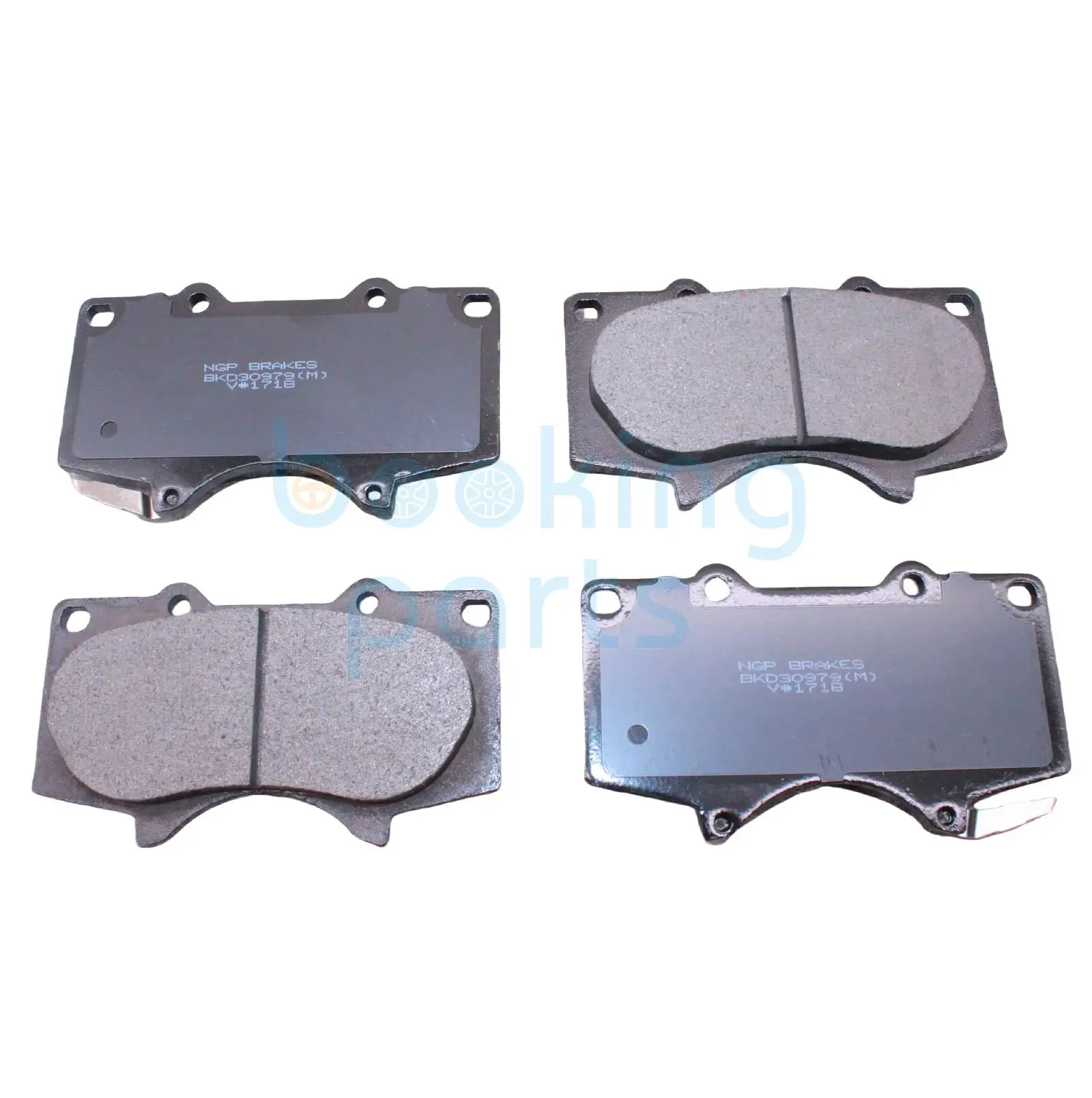 BKD30979(CERAMIC), Brake Pad For TOYOTA HILUX, 4 RUNNER 04-, LAND C.PRADO, REVO 16-