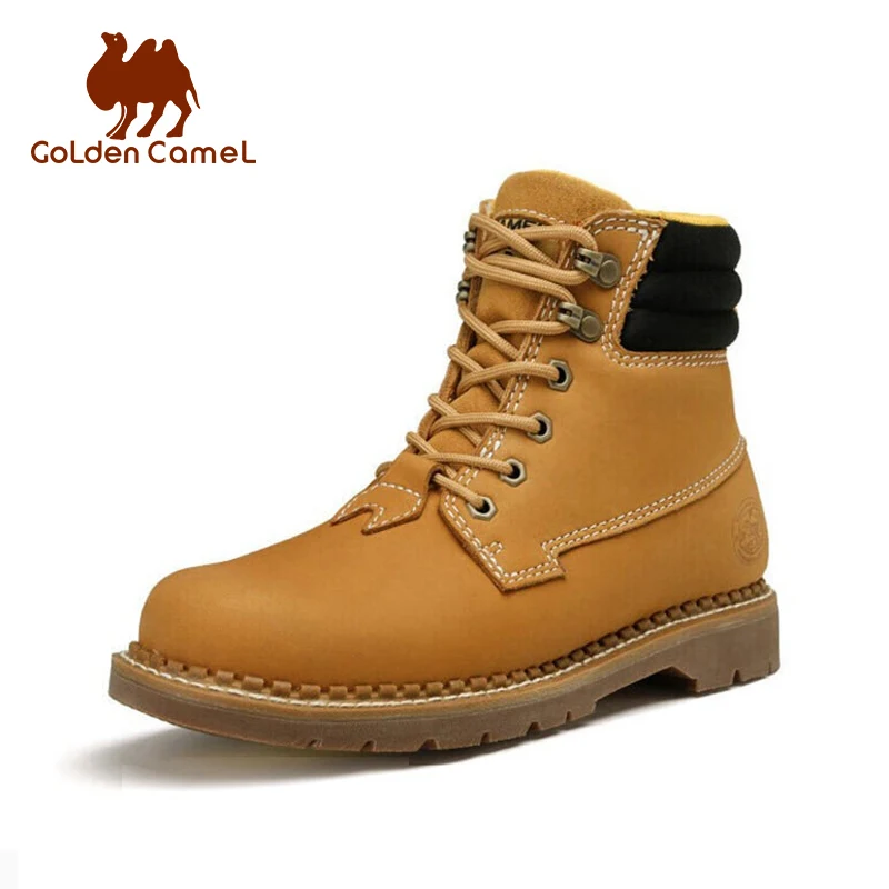 GOLDEN CAMEL Men\'s Boots Comfortable Retro Fashion Ankle Boot for Men Casual Luxury Designer Shoes for Men New