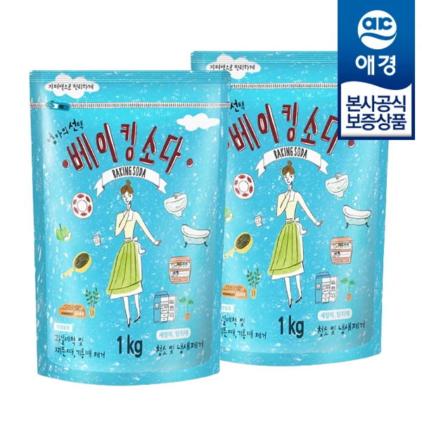 [Aekyung] Mom's choice baking soda 1kg x 2 pieces