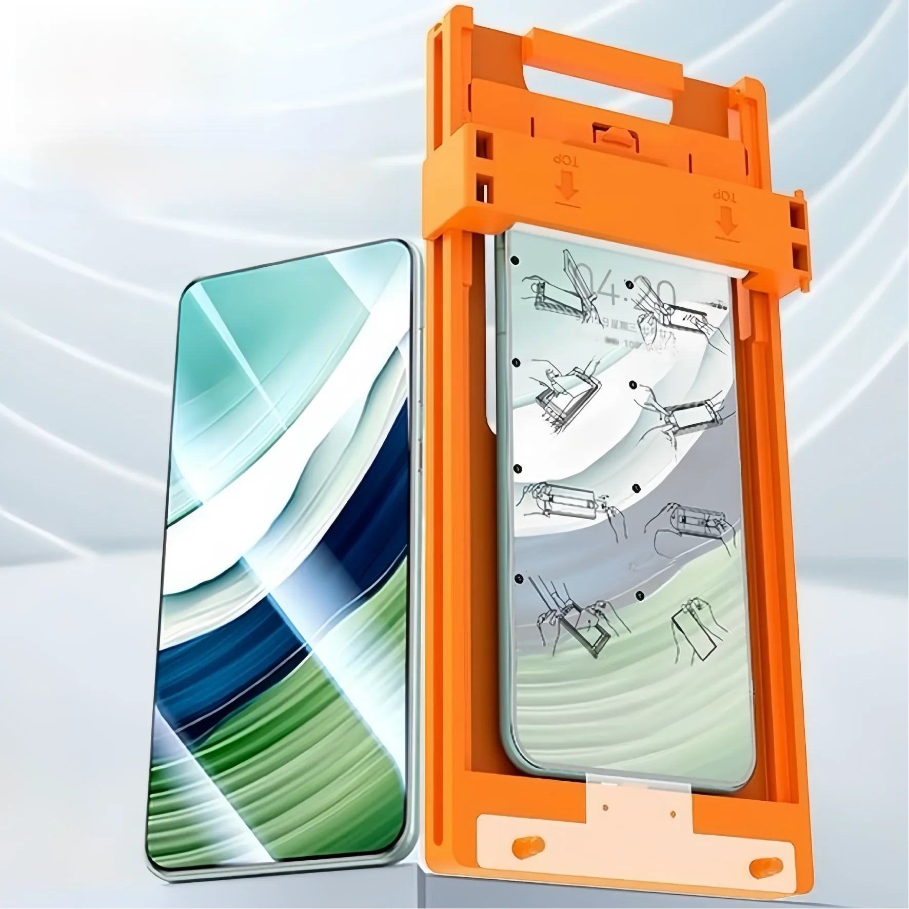 Protecteur d'écran pour Samsung Galaxy S25 S23 Ultra S24 S22 S21 Note 20, 3 pièces, sans positionnement de la poussière avec Kit, pas en verre trempé