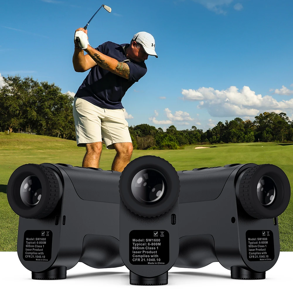 

Laser Golf Rangefinder Pulse Laser Ranging For Rangefinder Golfer Range Finder Hunting Monocular Support Speed Angle Measurement