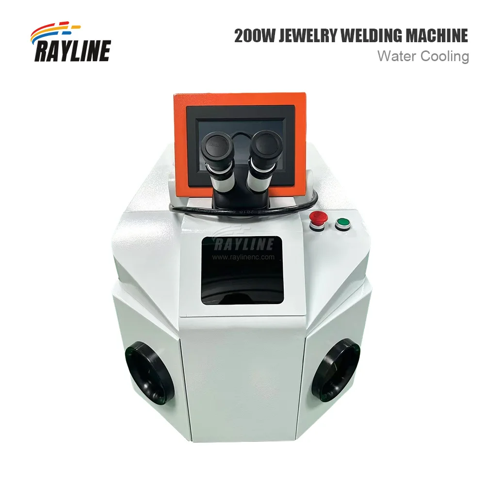 Soldadora Láser Portátil de 200W para Joyería de Oro y Plata, Corriente Ajustable, Máquina de Soldadura de Alta Precisión, Naranja y Blanca
