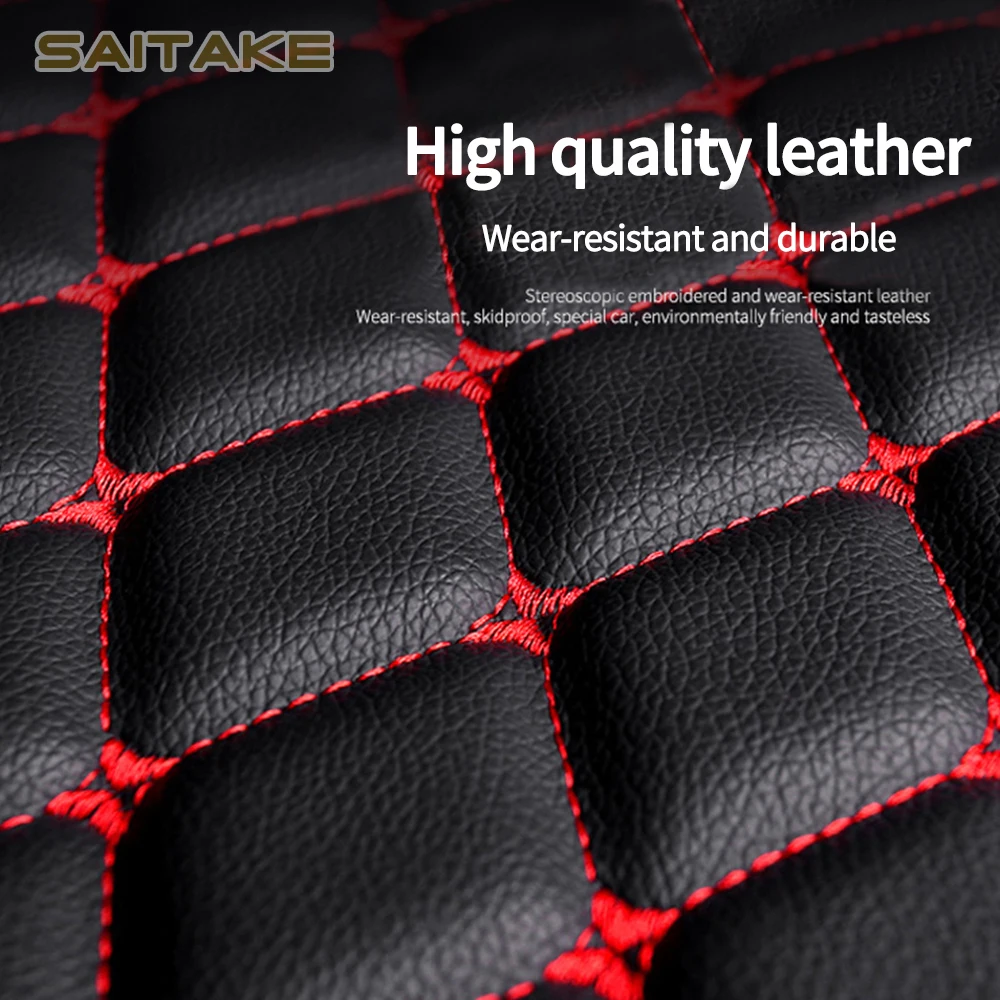 Leather Car Floor Mats For Chevrolet Tahoe 2007 2008 2009 2010 2011 -2014 Custom Luxury Foot Pads Rugs Auto Interior Accessories