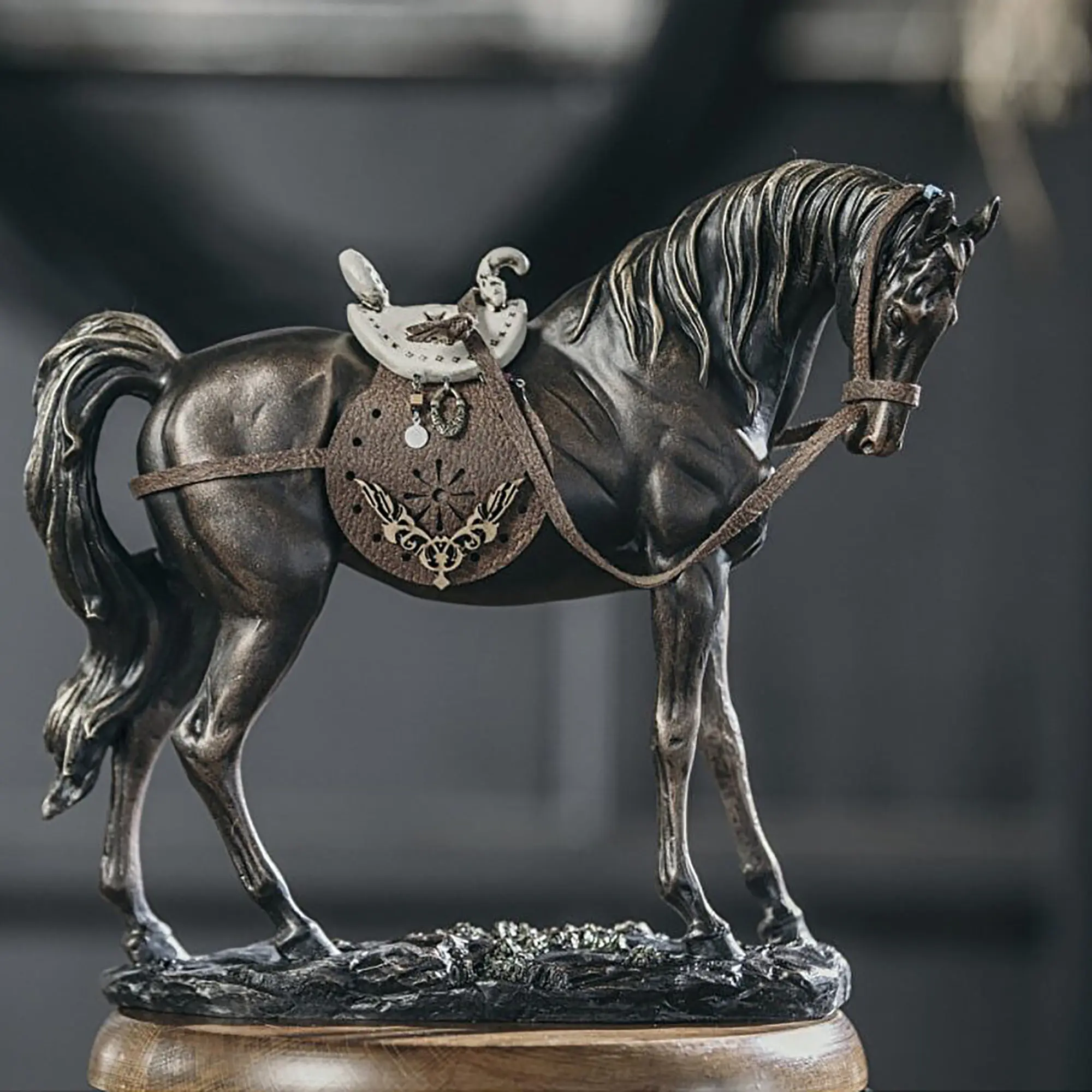 Horse statue, Handmade decorative objects and sculptures ,Horse Statue Figurine, Gift for Horse Lovers, Mother's day gift idea