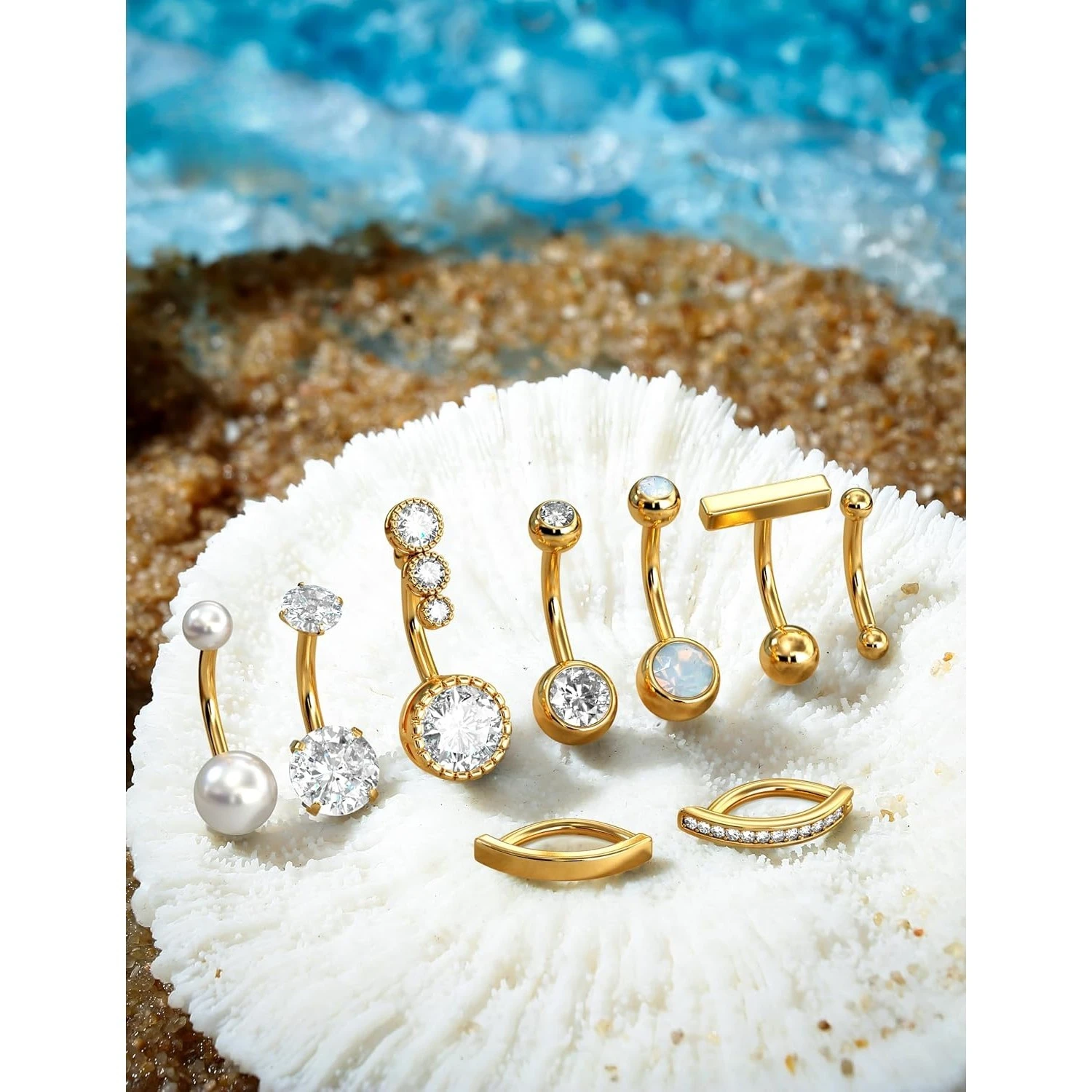 3 Pcs 14K Gold Plated Adjustable Open Toe Rings Set for Women Non Tarnish Hypoallergenic Dainty Minimalist Stackable Barefoot Foot Jewelry Summer Beach Vacation Bikini Birthday Holiday Gift Fashion Accessories