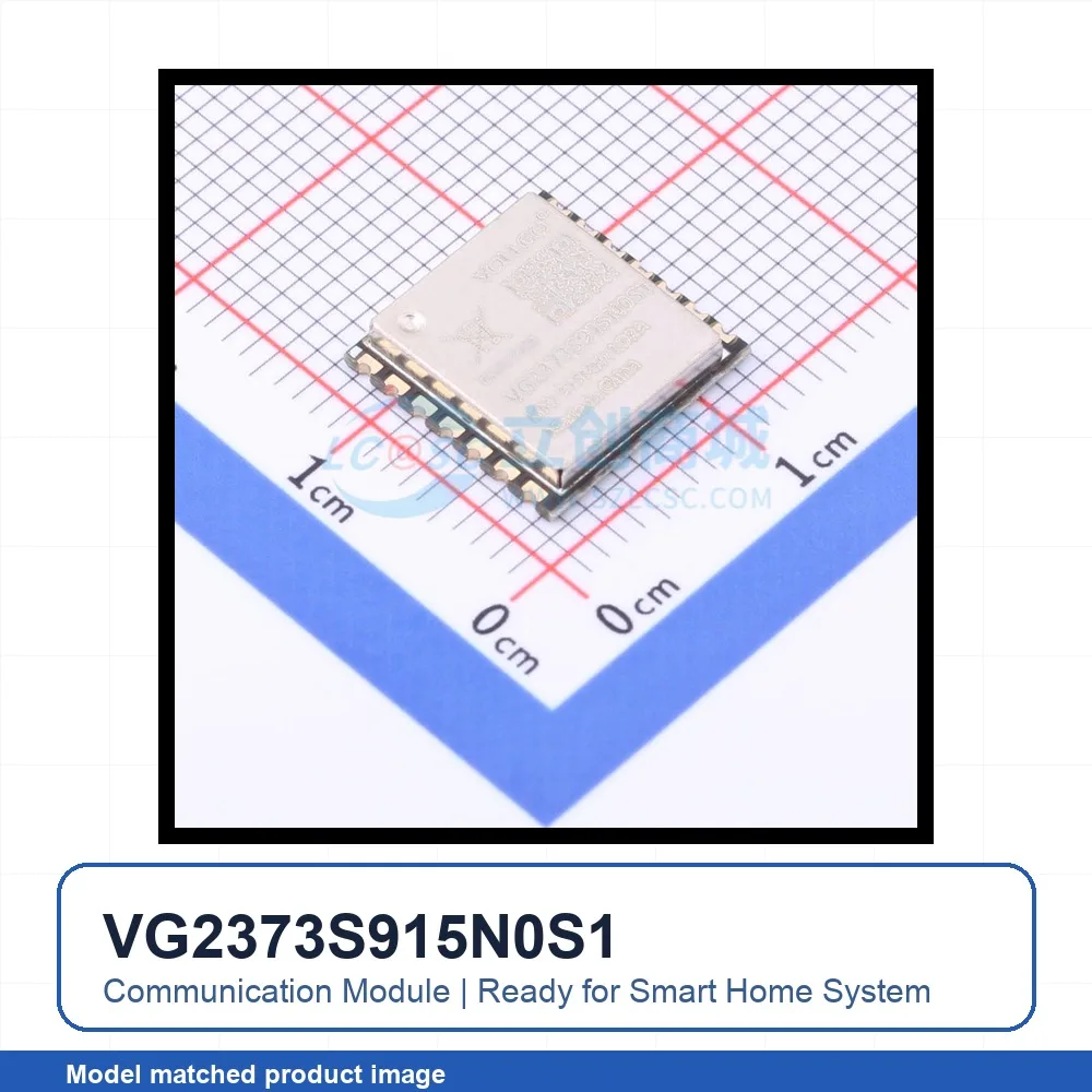 2pcs VG2373S915N0S1 SMD 11.5x11.5mm 915MHz 22dBm SPI LoRa RF Transceiver Module for Smart Home System
