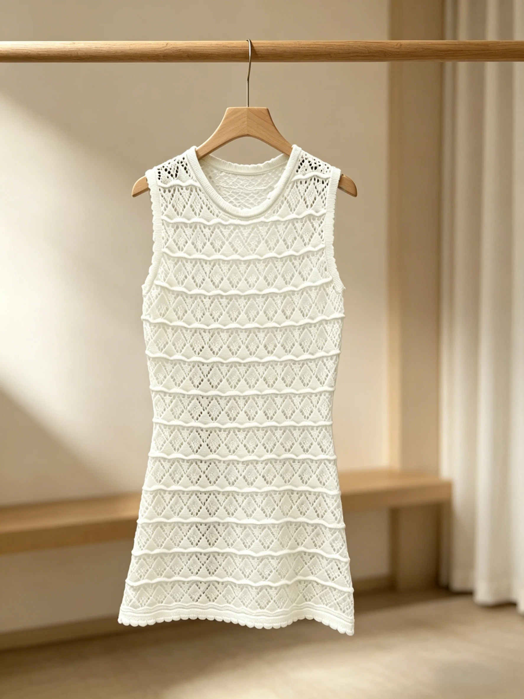 

2026 Summer New Women's Knit Dress Slim Fit Elegant Casual Commuter Wear ZX051