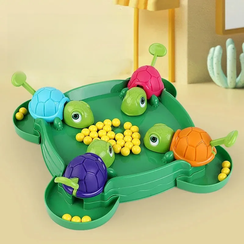 Jouets de bureau pour enfants, tortue affamée, manger des haricots, jeux compétitifs, jouet de course multijoueur, jouer avec des amis, fête