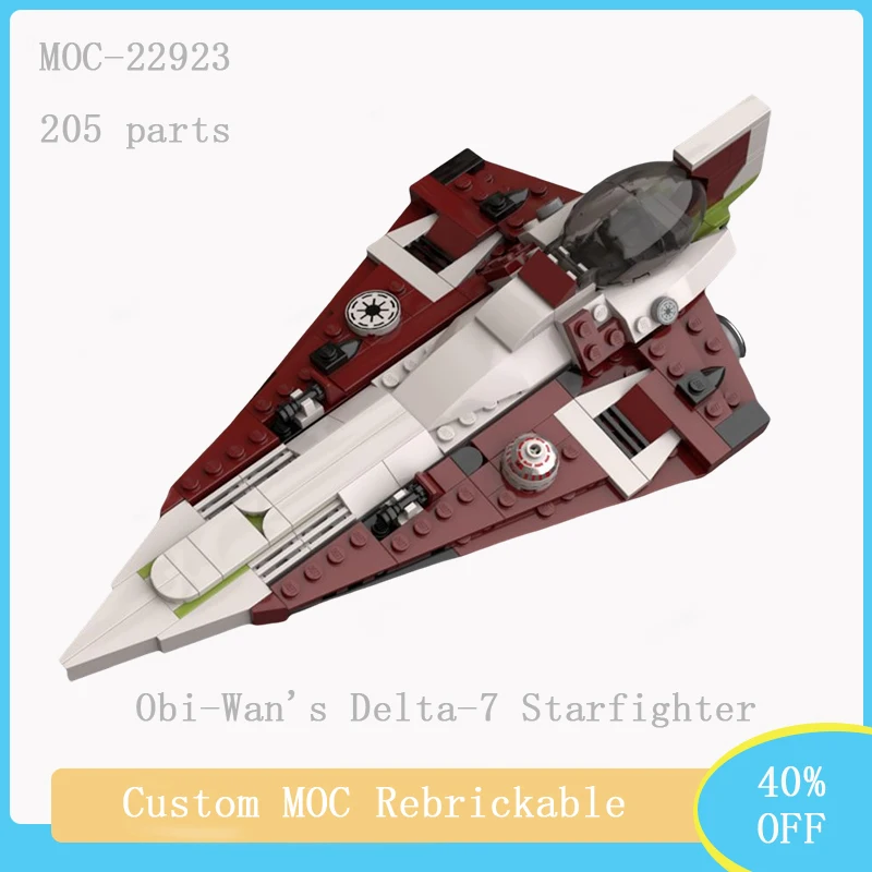 

Hot-Selling Movie Future Sci-Fi Star Fighter Building Block Model MOC Adults Toys Teens Assembled Birthday Christmas Gift