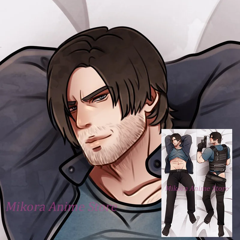 

Dakimakura Leon Kennedy аниме наволочка для тела двусторонняя наволочка с принтом в натуральную величину подарок