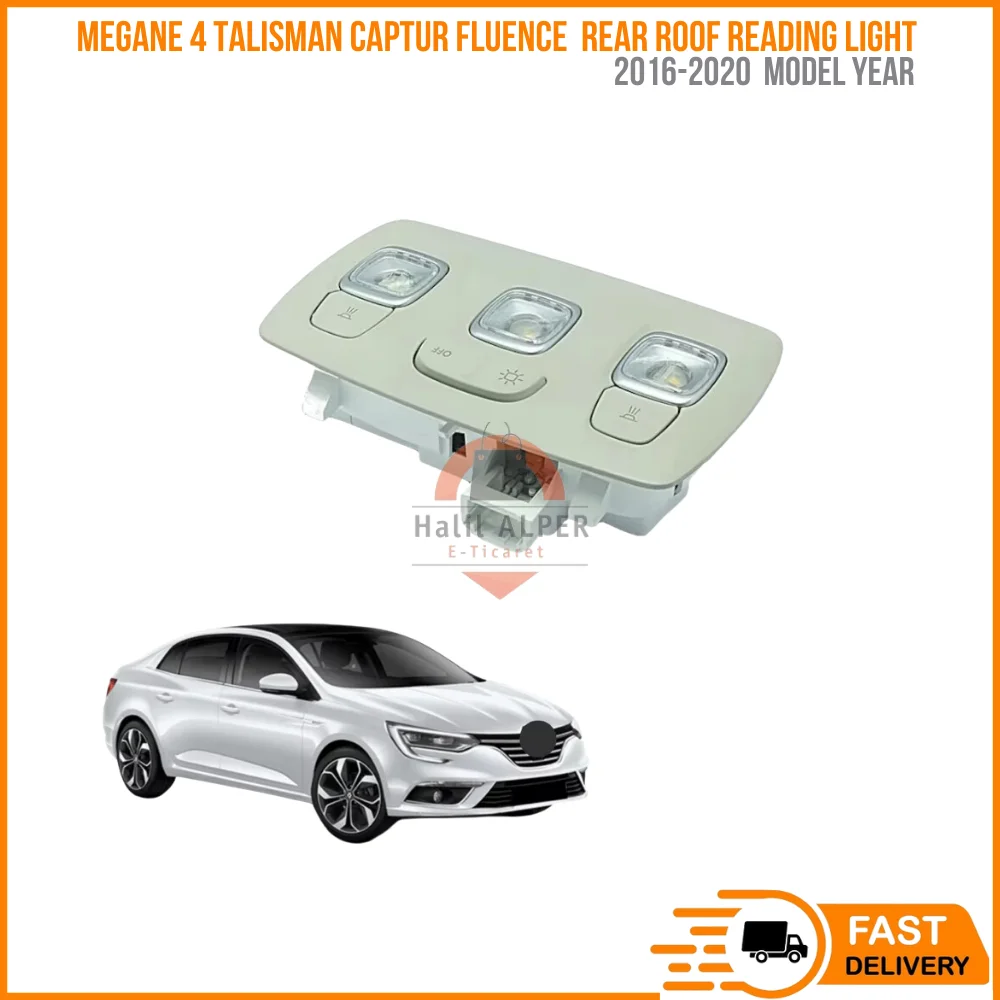 

For Renault Megane 4 Talisman Captur Fluence 264309166r 2016-2020 Model Rear Roof Reading Light High Quality Easy Installation