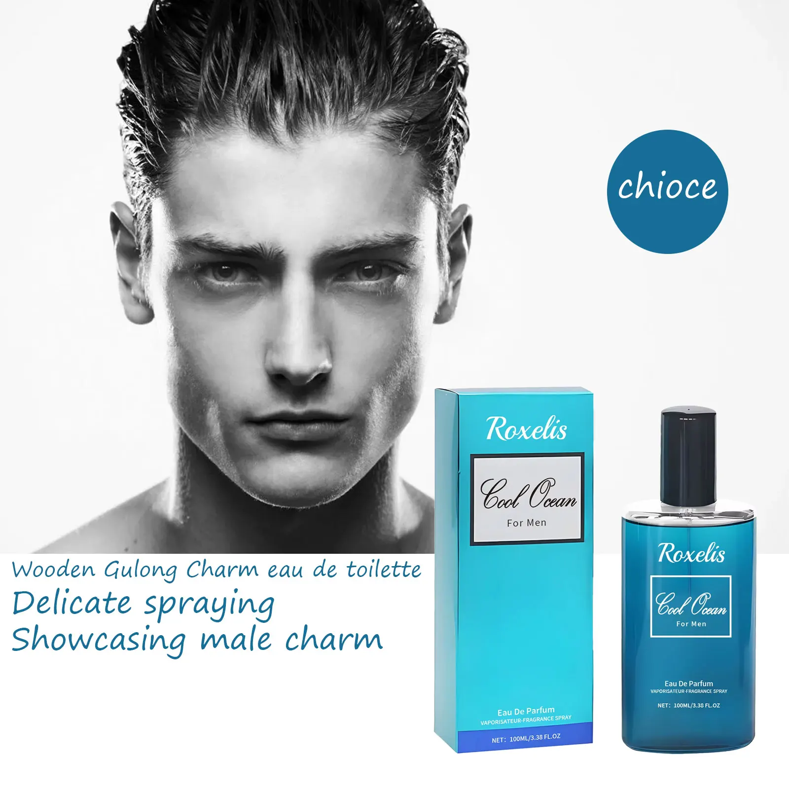 

100ml Cool Ocean Eau De Parfum Layered Long-Lasting Unique Charming Elegant Appeal Fragrance