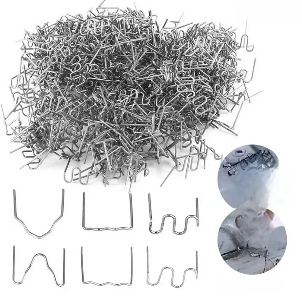 Kit de réparation de soudeur en plastique pour pare-chocs de voiture, clous de soudage, outils de soudure, chaud, électronique, 100mm, 0.6mm, 0.8 pièces