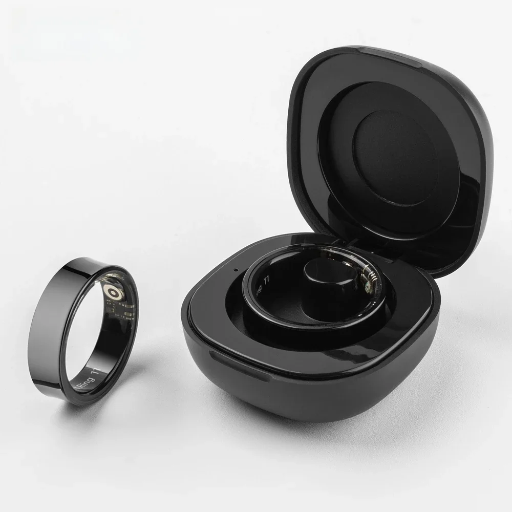 2024 COLMI R09 Smart Ring Heren Dames met oplaadetui, Gezondheids- en slaapmonitor, huidtemperatuurmonitor, 60 dagen batterijduur - afbeelding 2