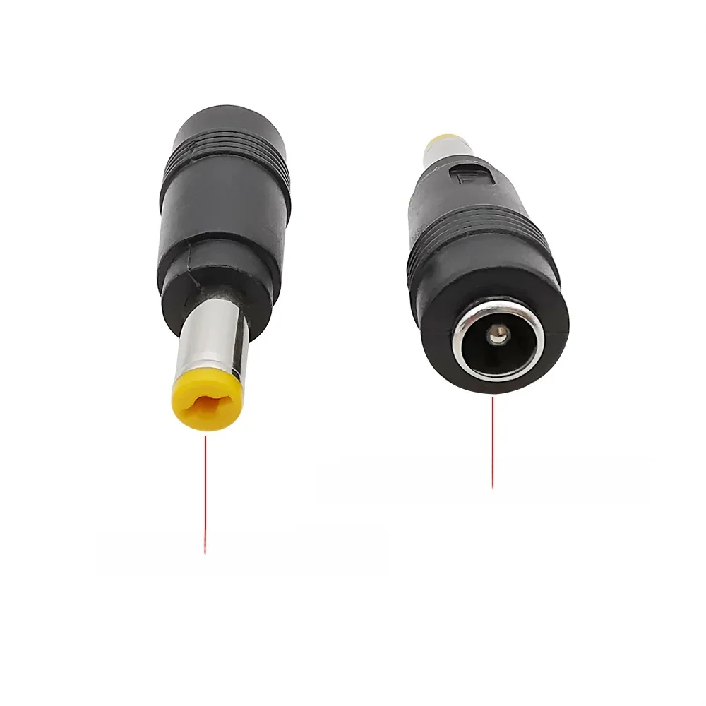 DC Power 5.5mm x 2.1mm żeńskie gniazdo do 5.5x1.7mm męskie złącze wtykowe DC wtyczki Adapter gniazda konwerter do ładowania laptopa — zdjęcie 2