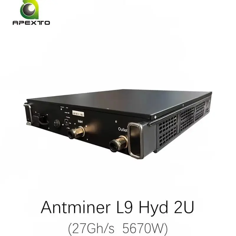 FAST SELLING Bitmain Antminer L9 Hyd 2U 27Gh/s 5670W Dogecoin Miner with PROMO - Efficient Bitcoin Mining Hardware