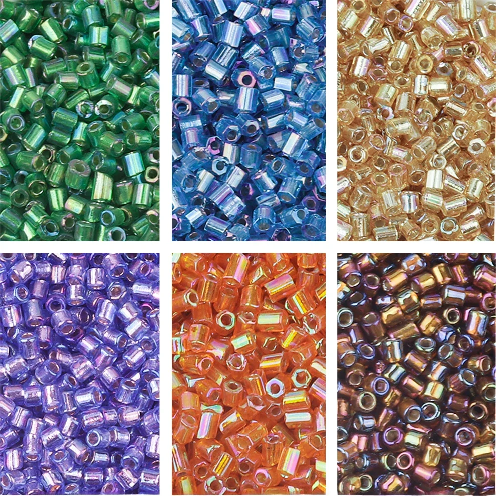 1000 teile/los 2mm Miyuki Perlen Charme Tschechische Glas Seed Perlen Kleine Perle Rohr Für DIY