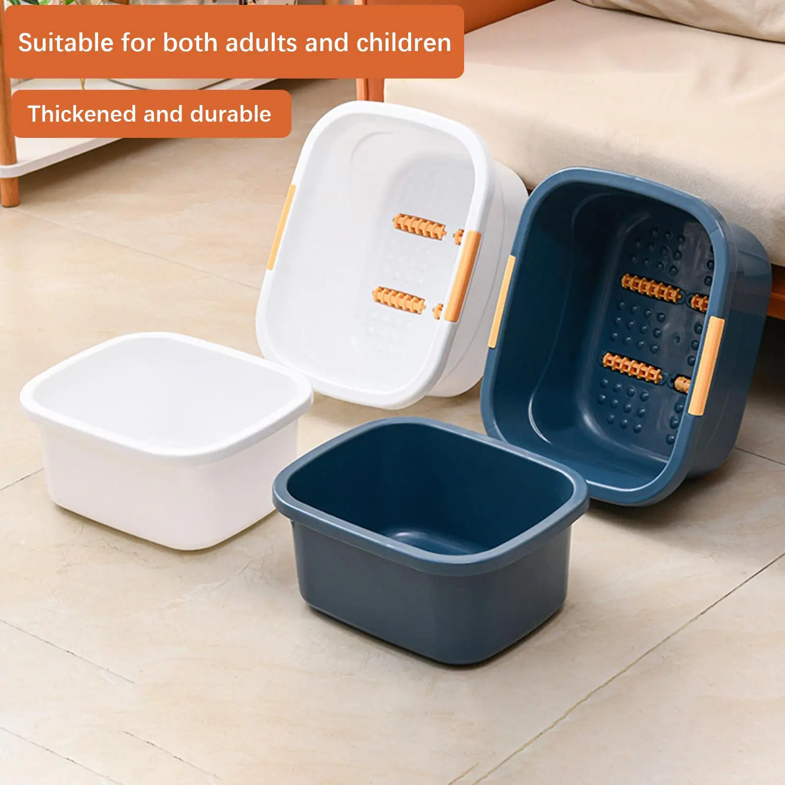 Foot Bath Basin Sturdy for Soaking Feet for Foot Soak Bath Foot Pedicure Foot Bath Foot Soak Tub  Foot Spa Bath Massage