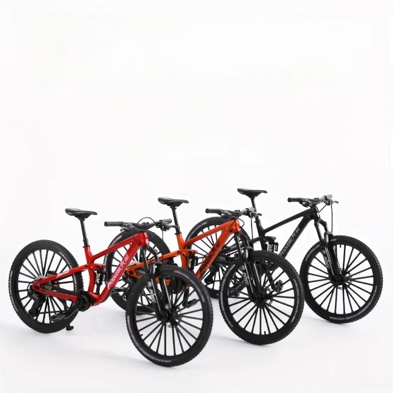 AliExpress NONE 1:6 scale road bicycle model toy, suitable for home decoration, a gear shift plate on the back, and wheel linkage feet，good gift