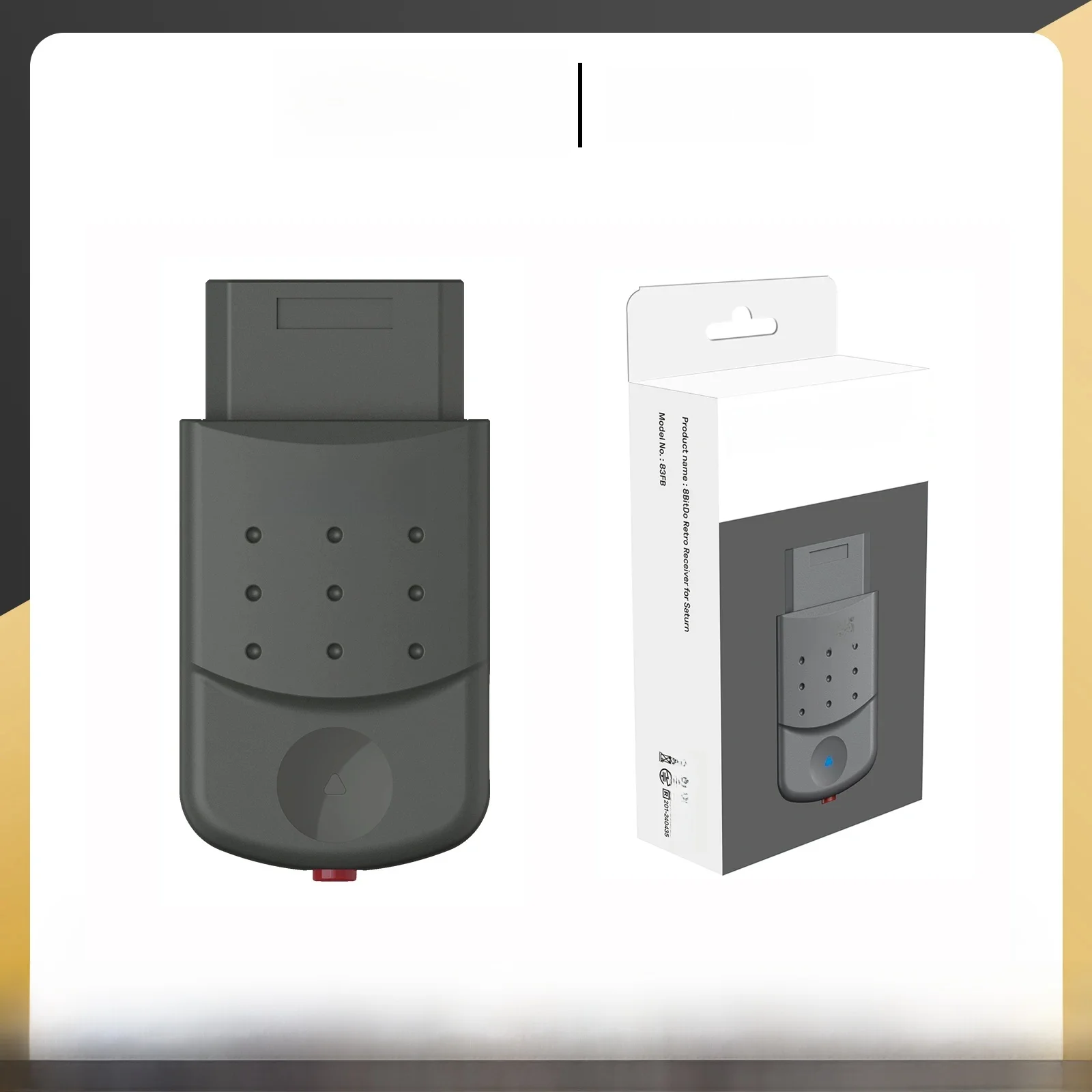 Odbiornik retro Bluetooth 8BitDo dla SEGA Saturn i Windows, klucz adaptera bezprzewodowego dla kontrolerów PS5 PS4 i Xbox Series — zdjęcie produktu 7